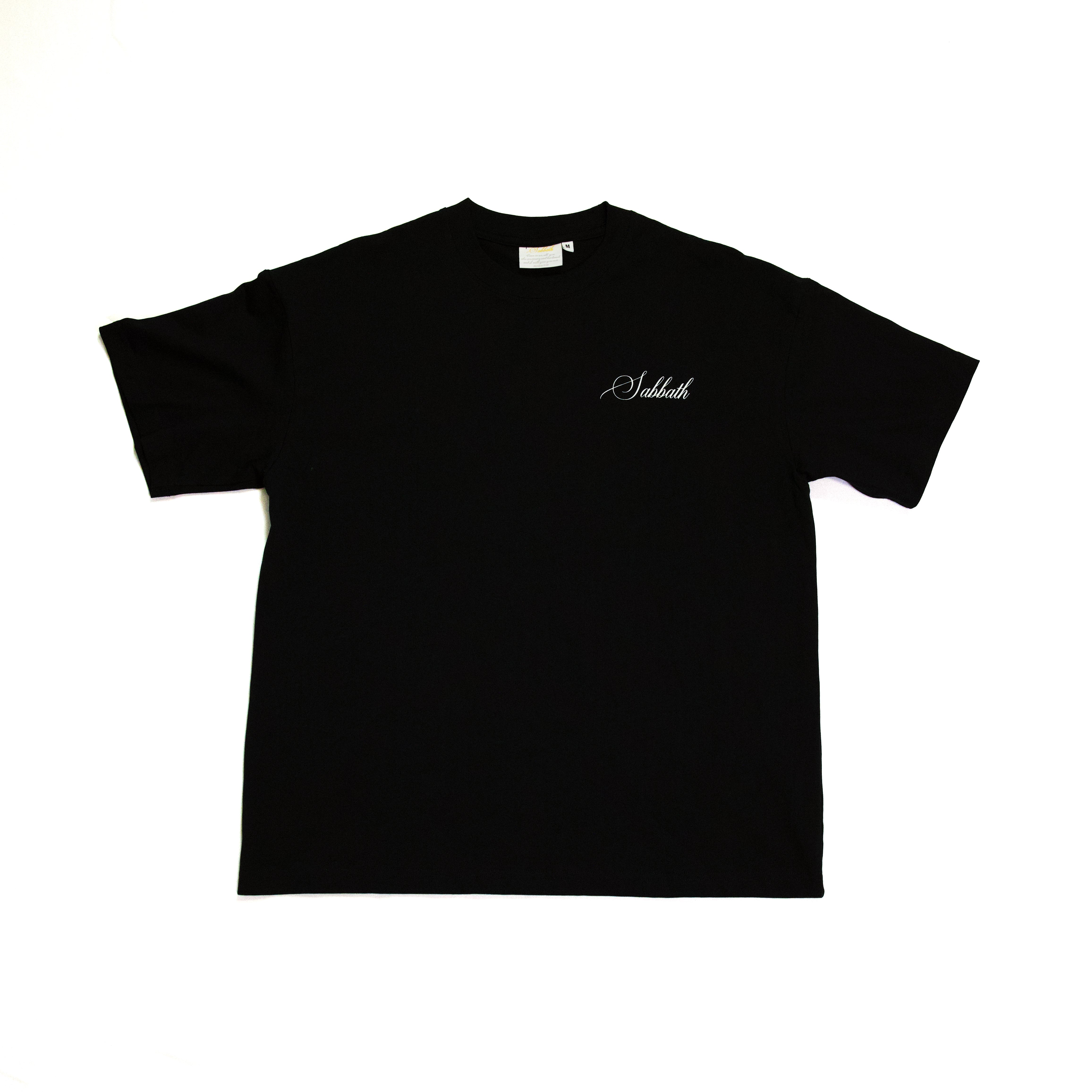 Black 'Signature' Heavy Weight Tee